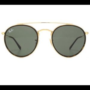 Ray Ban round double bridge glasses
